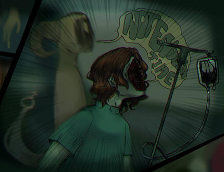 Venus and Hospital Monster from my comic