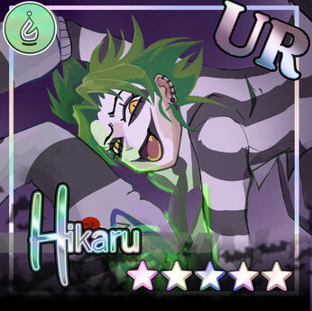 Carta de halloween de Hikaru